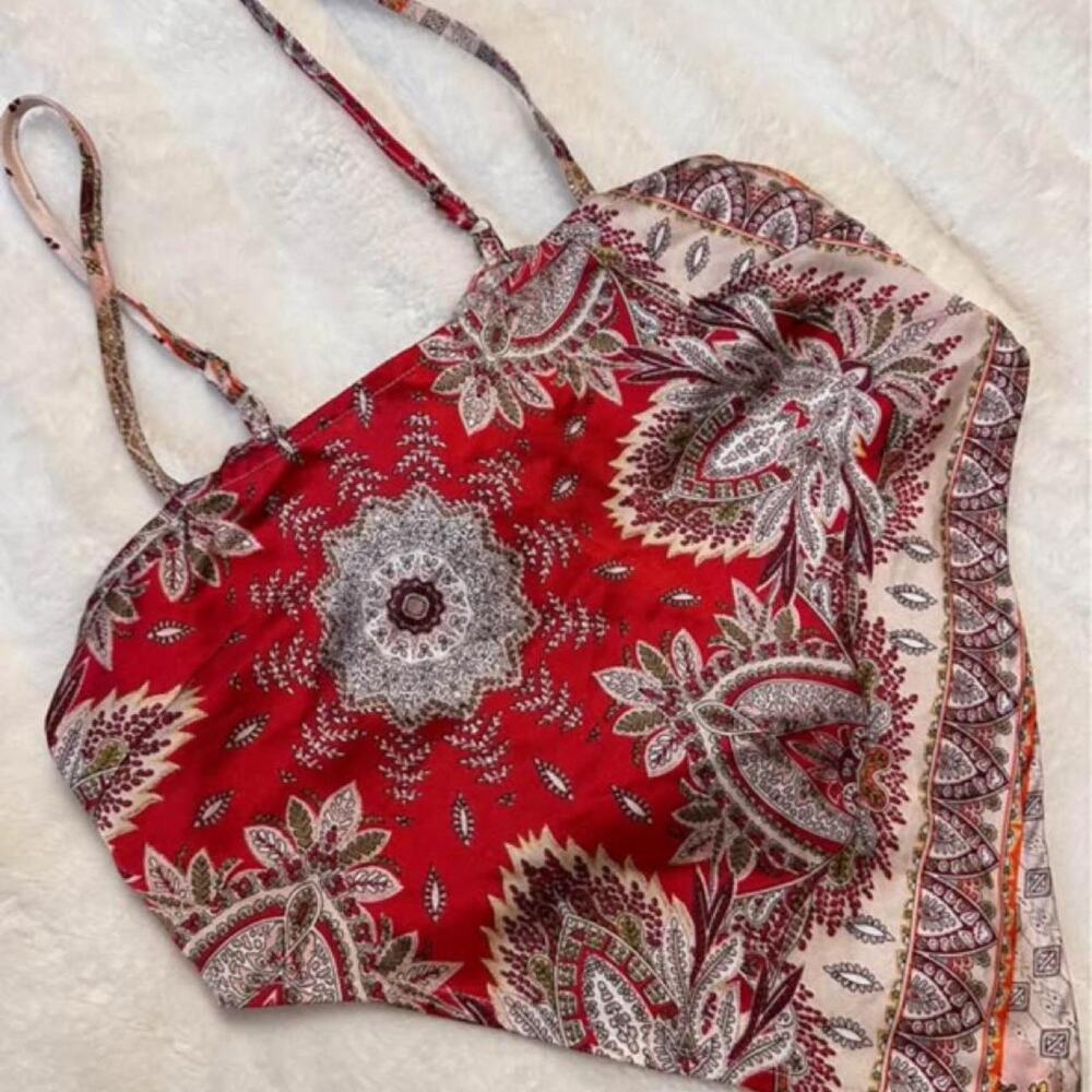 Cider tie back bandana style